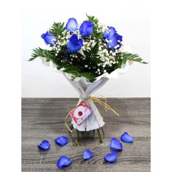 6 Rosas Azules