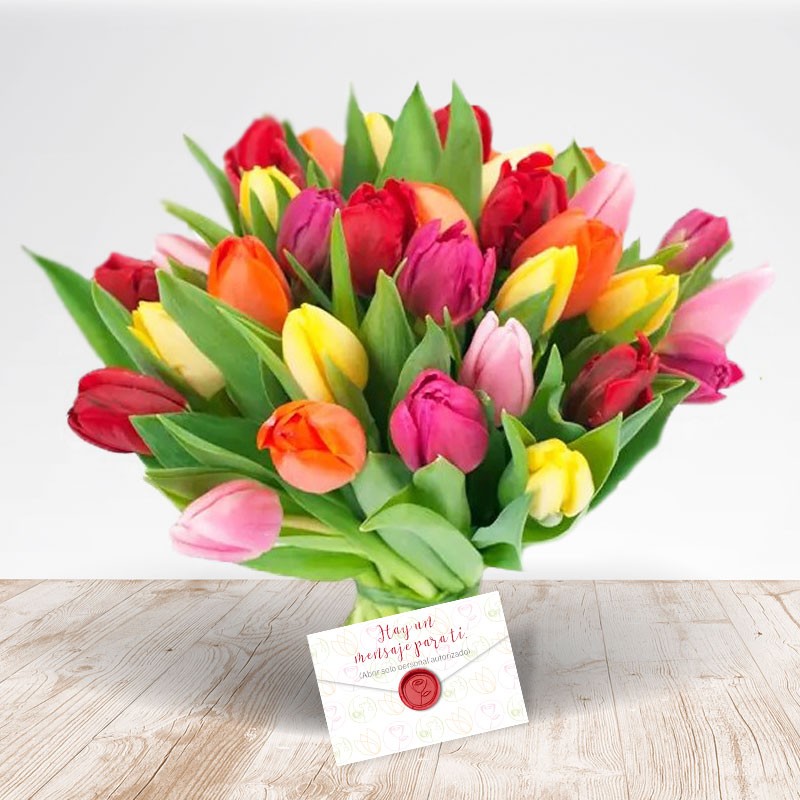 25 Tulips Bouquet