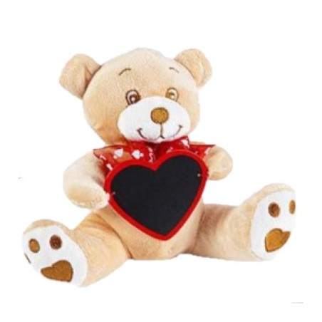 Teddy bear blackboard heart...