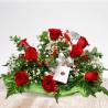 Centerpiece of 12 roses