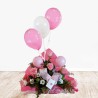balloons 6 roses
