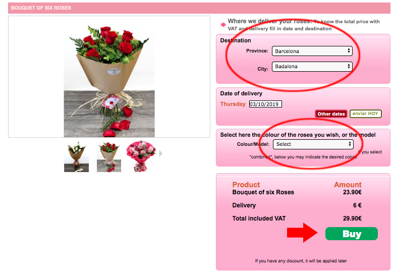 STEP 4 HOW TO ORDER FLOWERS