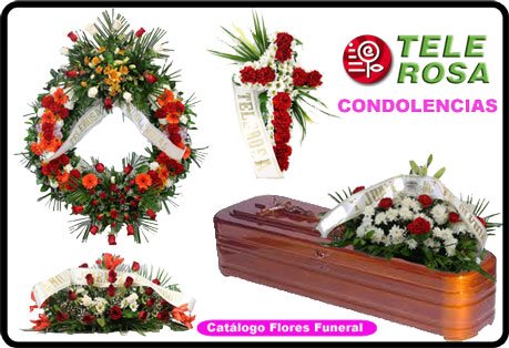 Escena flores funeral