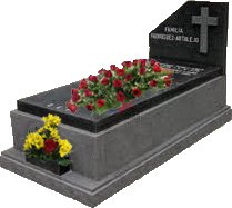 Flower arrangement grave of Telerosa